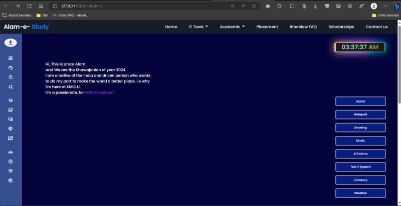 Alam-e-Study Project Image